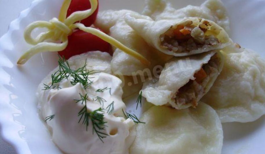 Рецепт вкусные вареники с гречкой и овощами