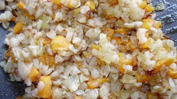 ШАГ 5. вкусные вареники с гречкой и овощами