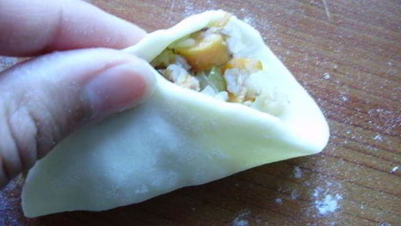 ШАГ 8. вкусные вареники с гречкой и овощами