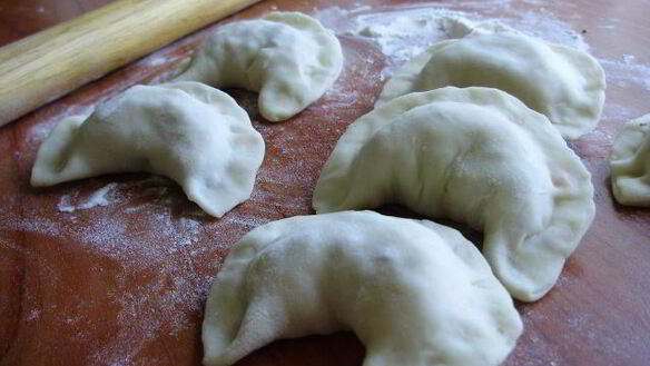 ШАГ 10. вкусные вареники с гречкой и овощами