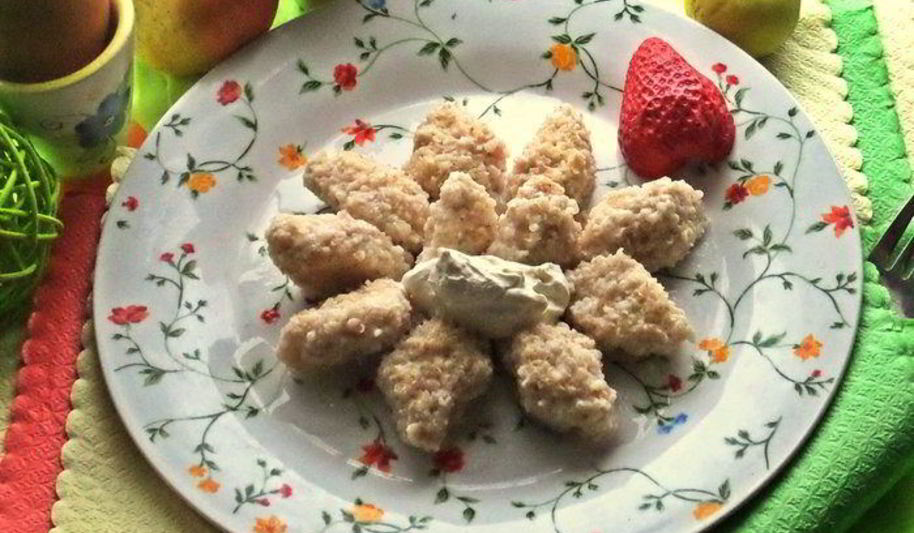 Рецепт яблочные вареники без муки