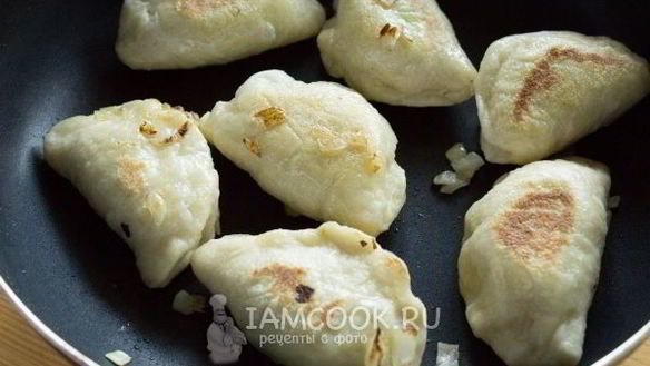 ШАГ 14. золотистые вареники с капустой