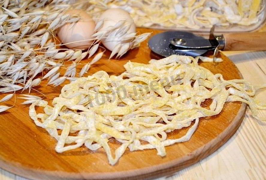 Яичная лапша домашняя