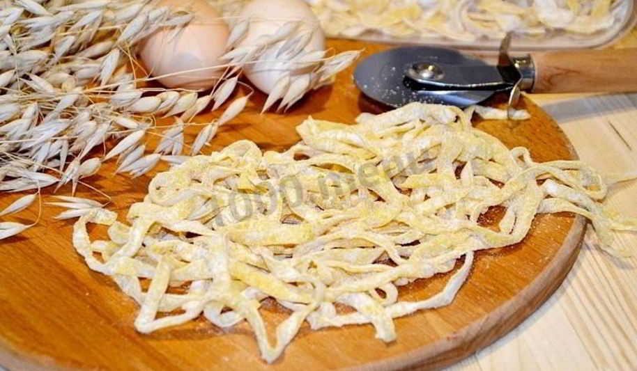 Рецепт яичная лапша домашняя
