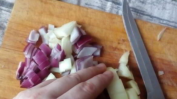 ШАГ 2. яичная лапша с овощами