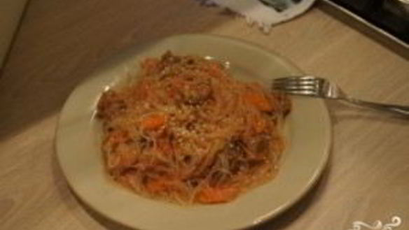 ШАГ 6. японская лапша со свининой