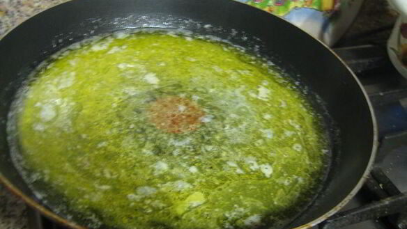 ШАГ 10. зеленые ньокки с руколой и масляным соусом