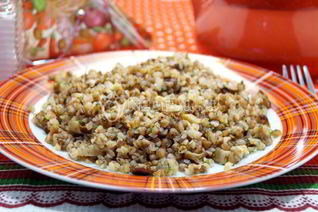 Каши с грибами