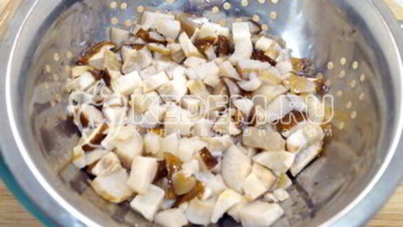 ШАГ 3. гречка с грибами