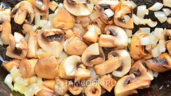 ШАГ 4. гречка с курицей и грибами