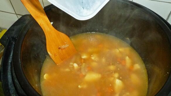 ШАГ 10. гречка с курицей в мультиварке