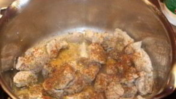 ШАГ 4. гречка с мясом