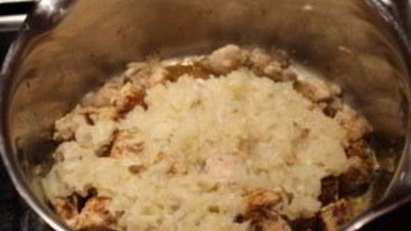 ШАГ 6. гречка с мясом