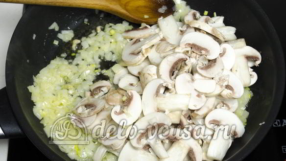 ШАГ 6. гречневая каша с грибами