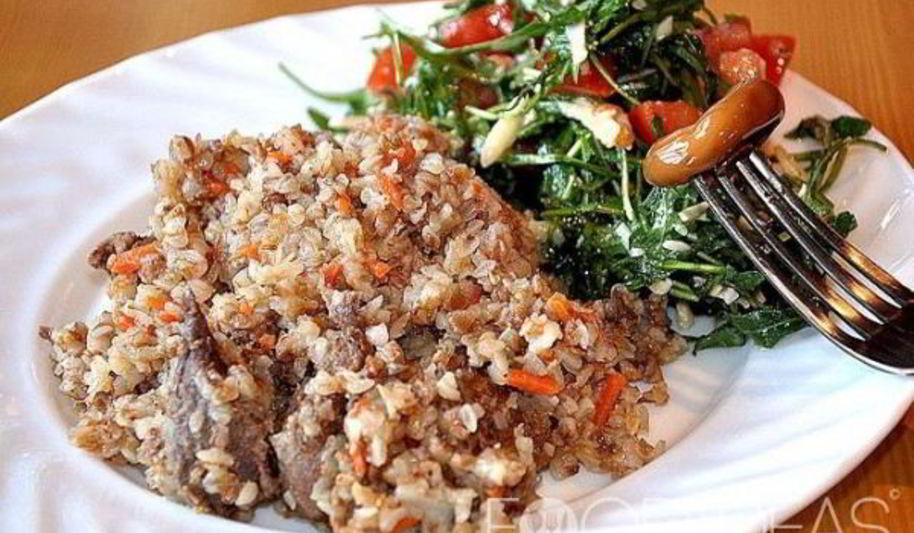 Рецепт гречневая каша с тушенкой