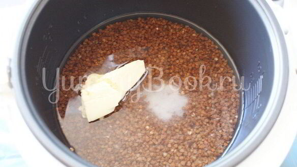 ШАГ 2. гречневая каша в мультиварке