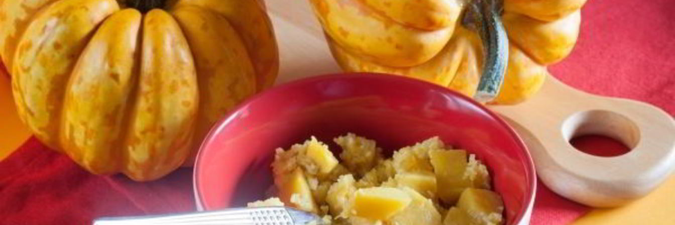 Кукурузная каша с тыквой