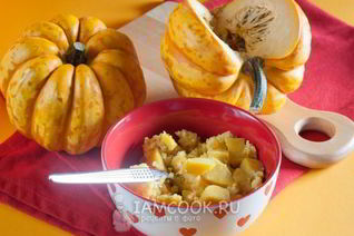 Кукурузная каша с тыквой
