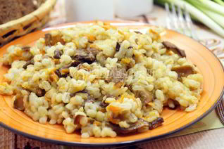 Перловая каша с грибами