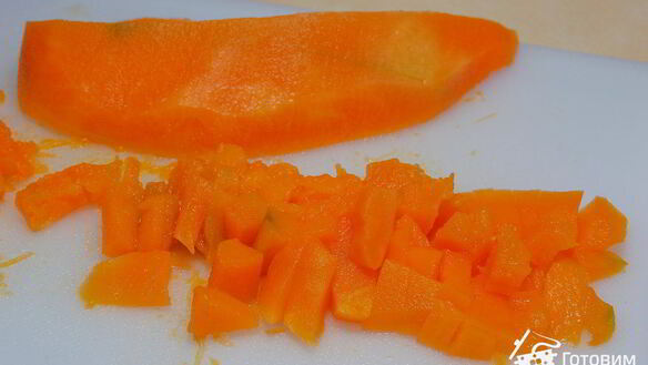 ШАГ 3. рисовая каша с тыквой