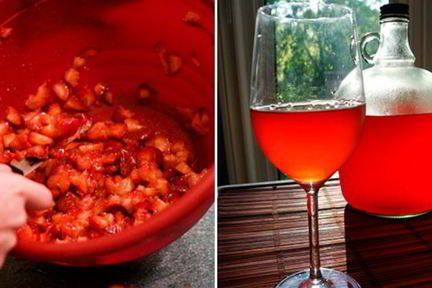 Домашнее вино из клубники