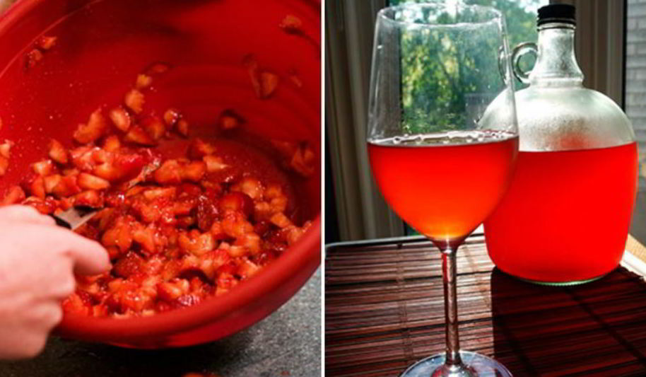 Рецепт домашнее вино из клубники