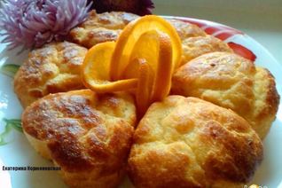 Французские булочки с апельсиновым сиропом