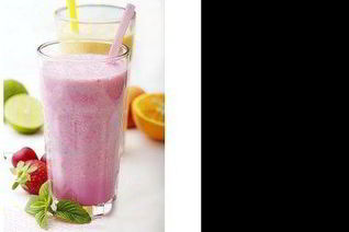 Фруктово-кефирный коктейль