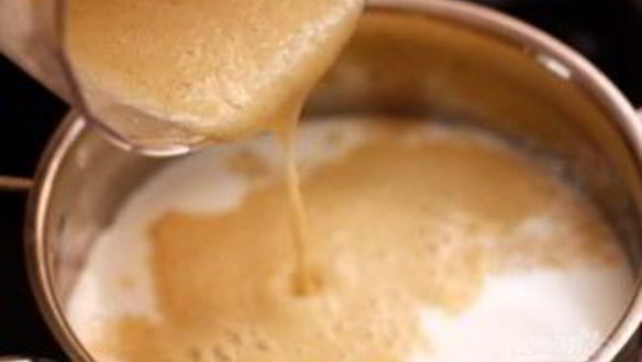 ШАГ 3. горячий банановый коктейль с шоколадом