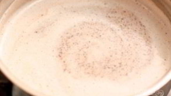 ШАГ 4. горячий банановый коктейль с шоколадом