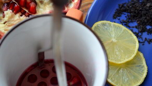 ШАГ 3. гранатовый чайный напиток