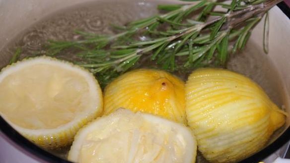 ШАГ 5. имбирный напиток с лимоном и розмарином