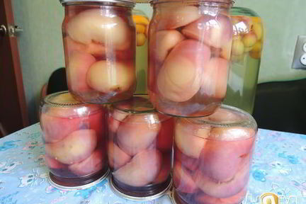 Инжирный персик в сиропе