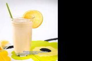 Кефирно-апельсиновый коктейль с имбирем