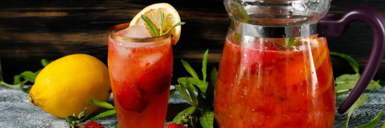 Клубничный лимонад