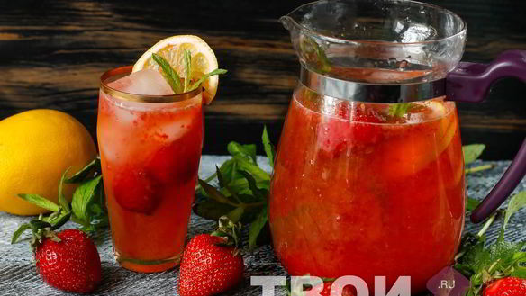 ШАГ 6. клубничный лимонад