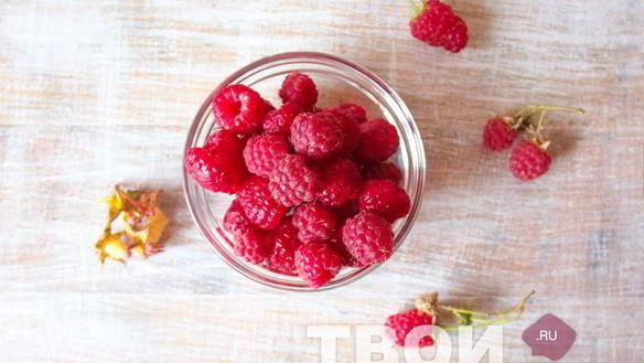 ШАГ 2. малиновый сироп