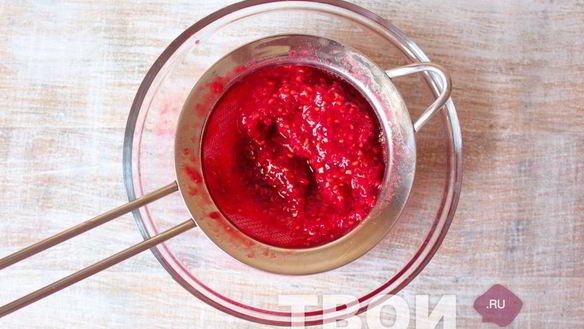 ШАГ 3. малиновый сироп