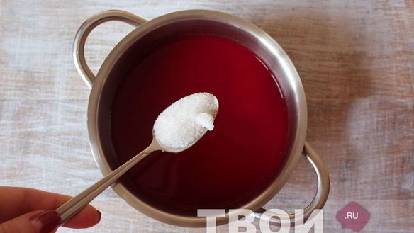 ШАГ 4. малиновый сироп