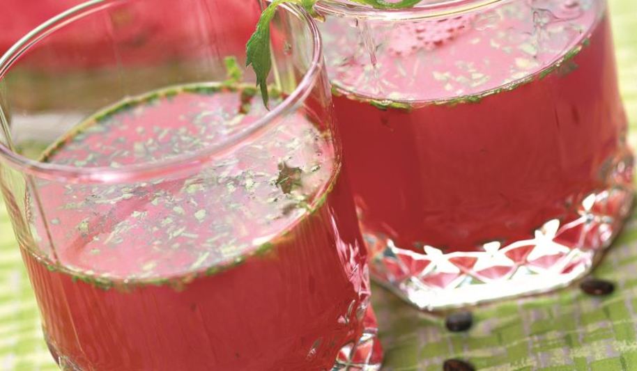 Рецепт мятный коктейль с арбузом