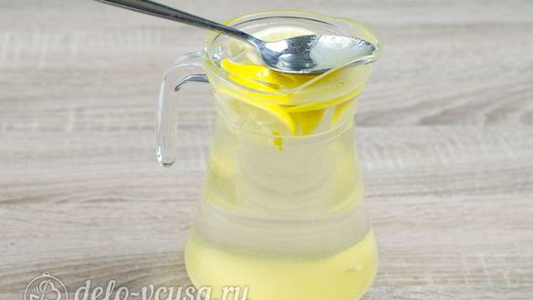 ШАГ 2. напиток из лимона и меда