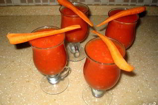 Овощные коктейли в блендере