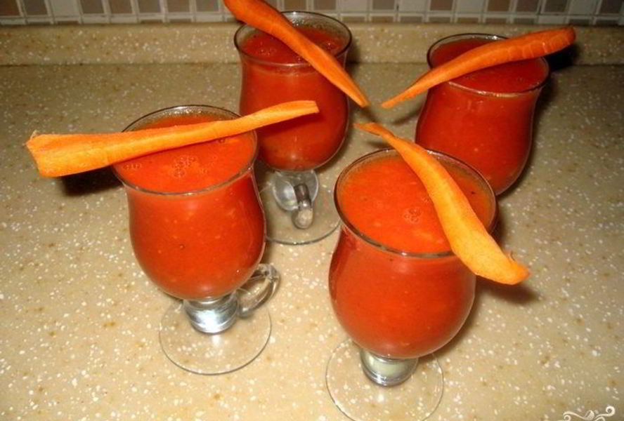 Овощные коктейли в блендере