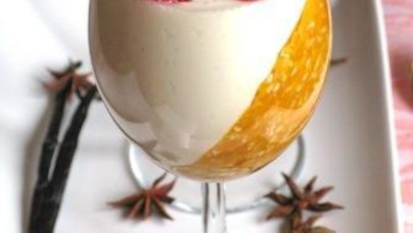 ШАГ 6. панна котта с тыквенно-злаковым коктейлем