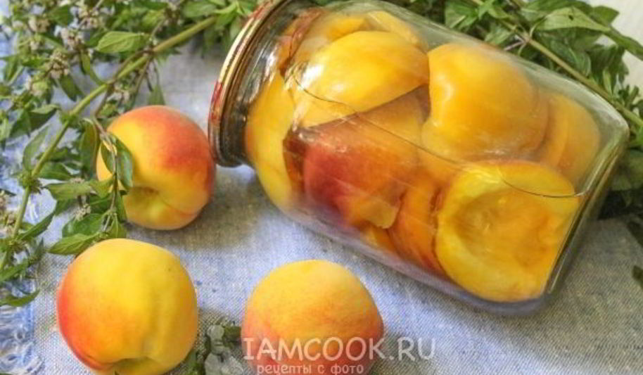 Рецепт персики в сиропе на зиму