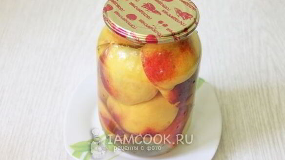 ШАГ 7. персики в сиропе на зиму