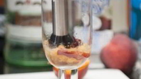 ШАГ 2. персиковый коктейль