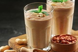 Протеиновый арахисовый коктейль