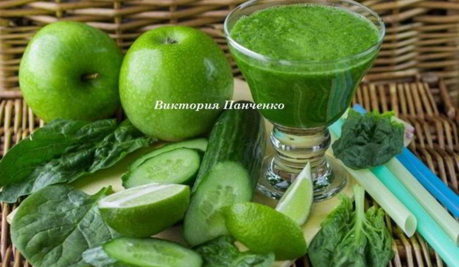 Рецепт зеленый смузи