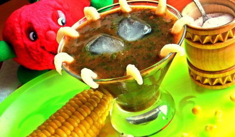 Рецепт томатно-шпинатный напиток